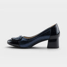 Azura Babysteps Navy Metallic Shoe