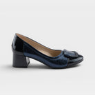 Azura Babysteps Navy Metallic Shoe