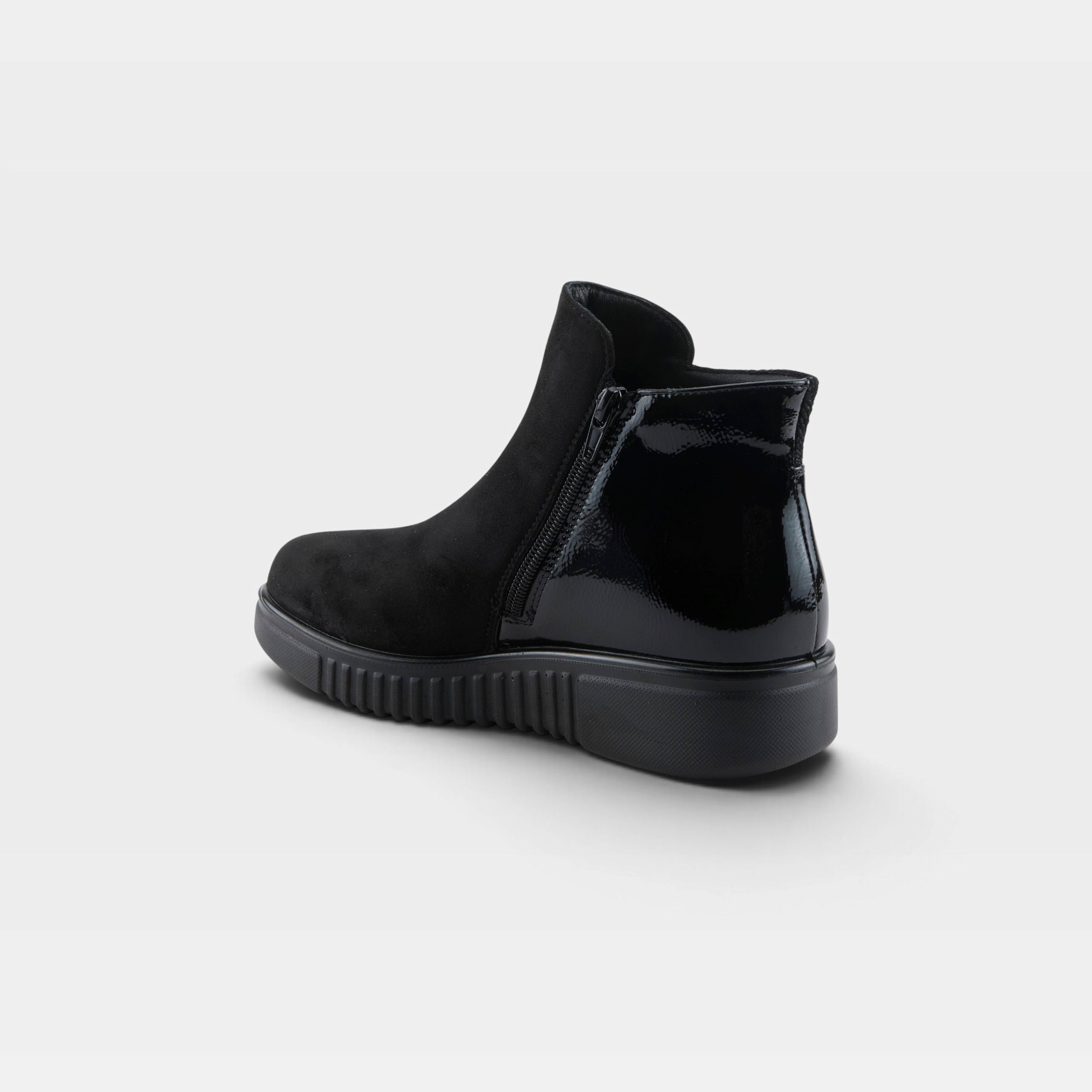Flexus Baglama Black Faux Suede Boot