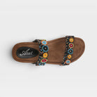 Azura Bahama Black Multi Sandal