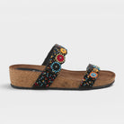 Azura Bahama Black Multi Sandal