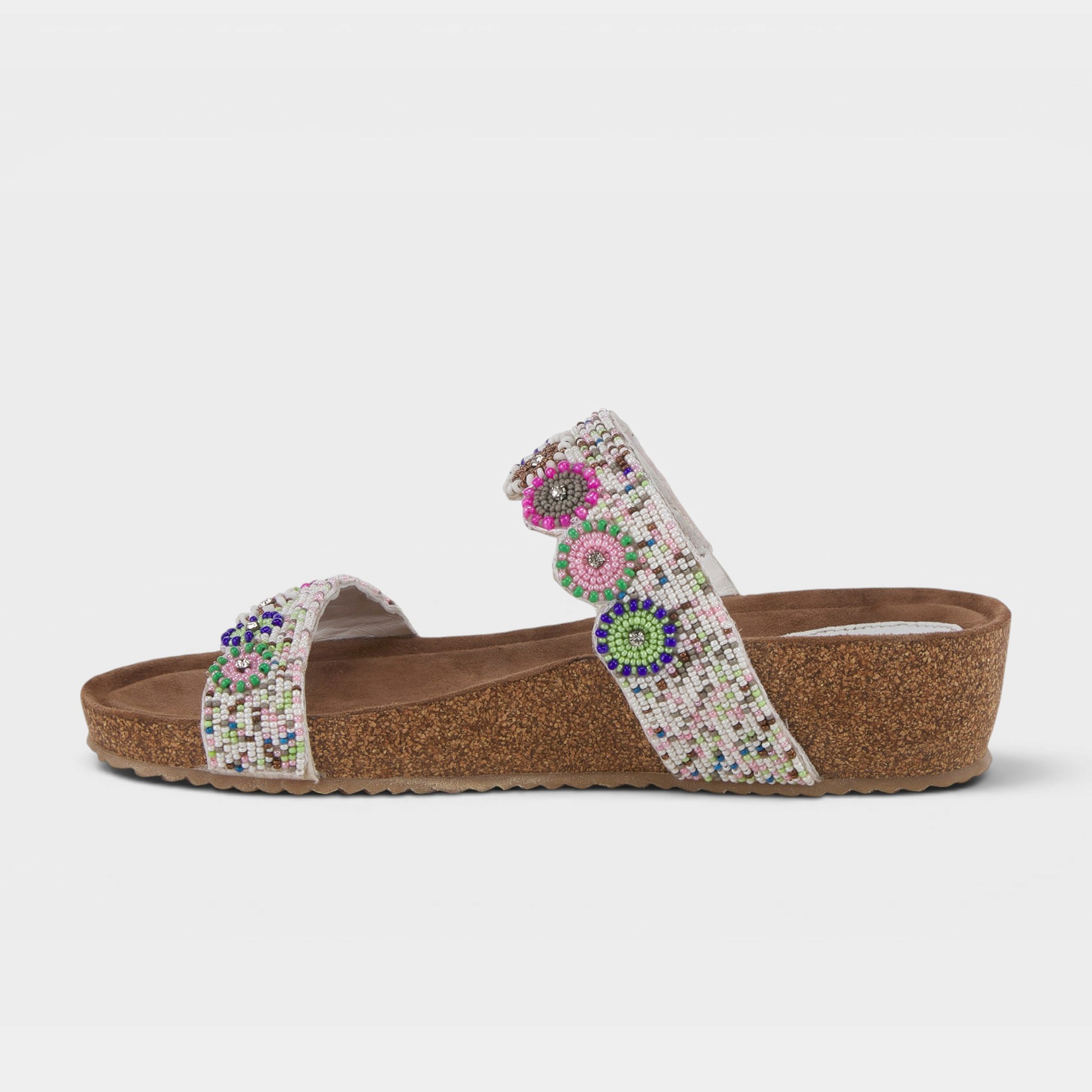 Azura Bahama White Multi Sandal