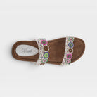 Azura Bahama White Multi Sandal
