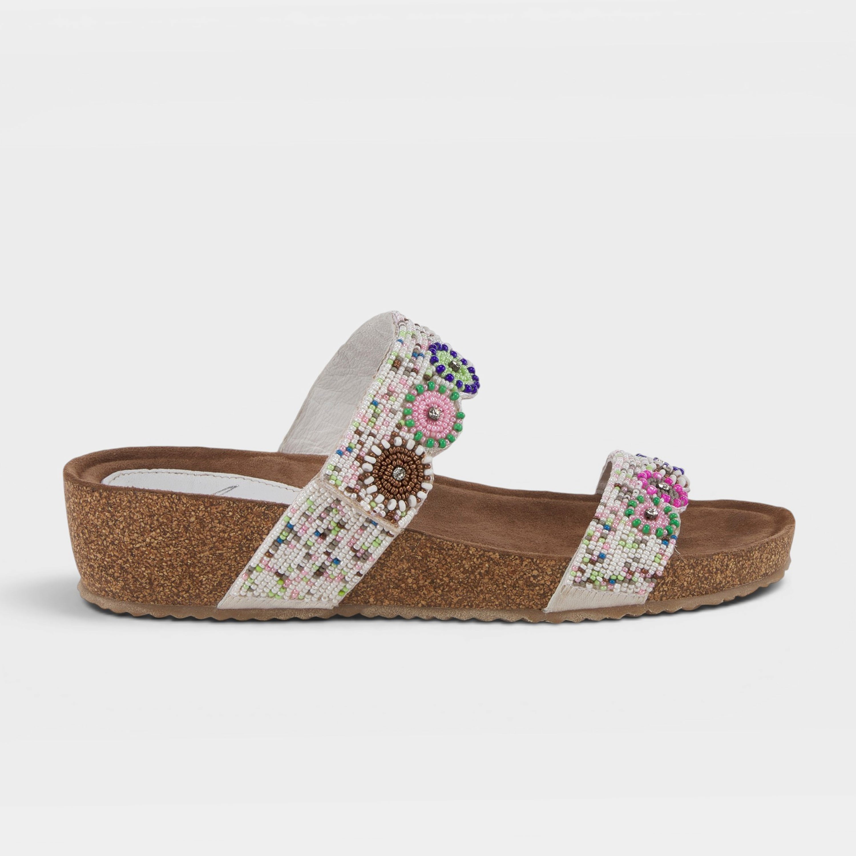 Azura Bahama White Multi Sandal