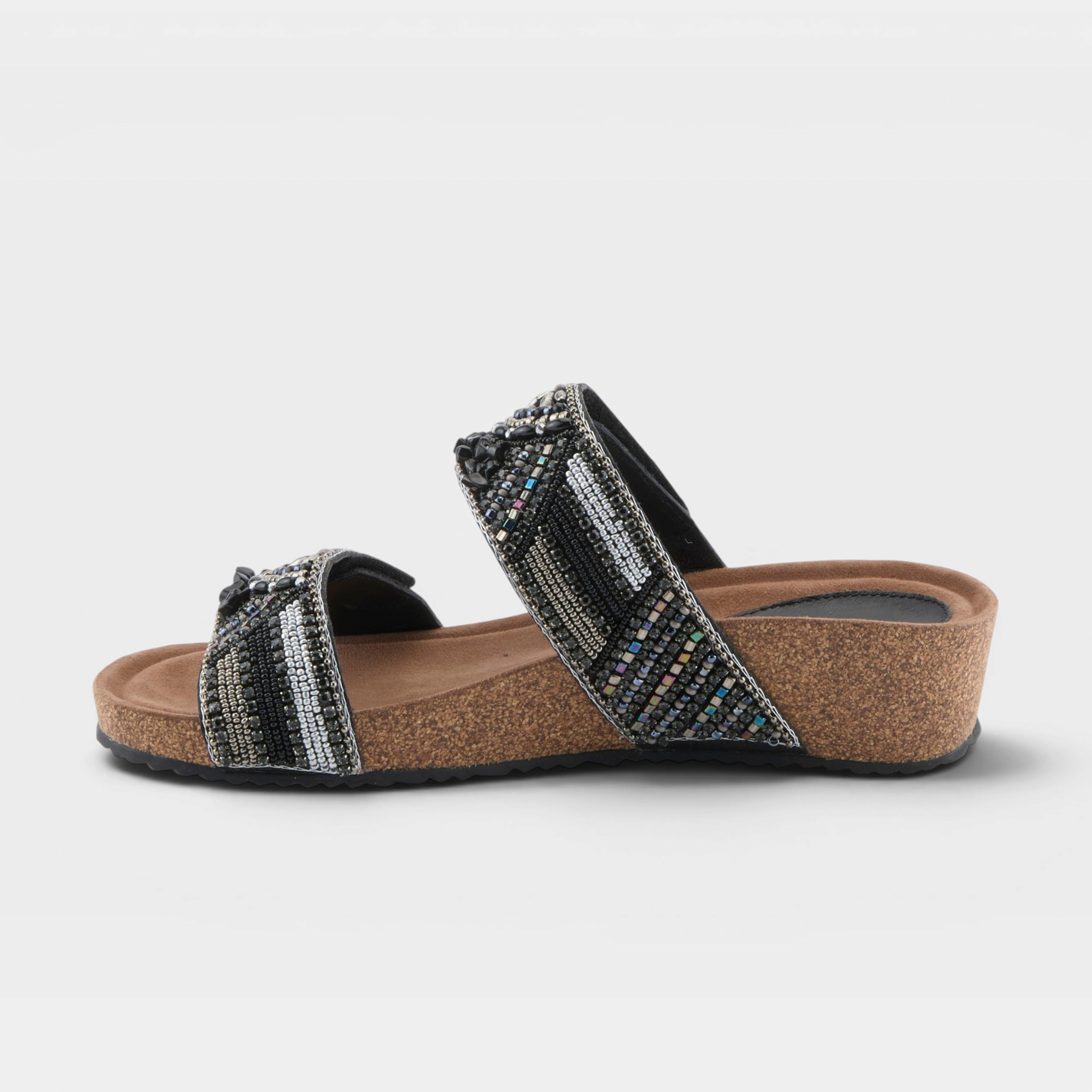 Azura Bahamian Black Multi Sandal