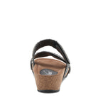 Azura Bahamian women's wedge slide sandal in black multi