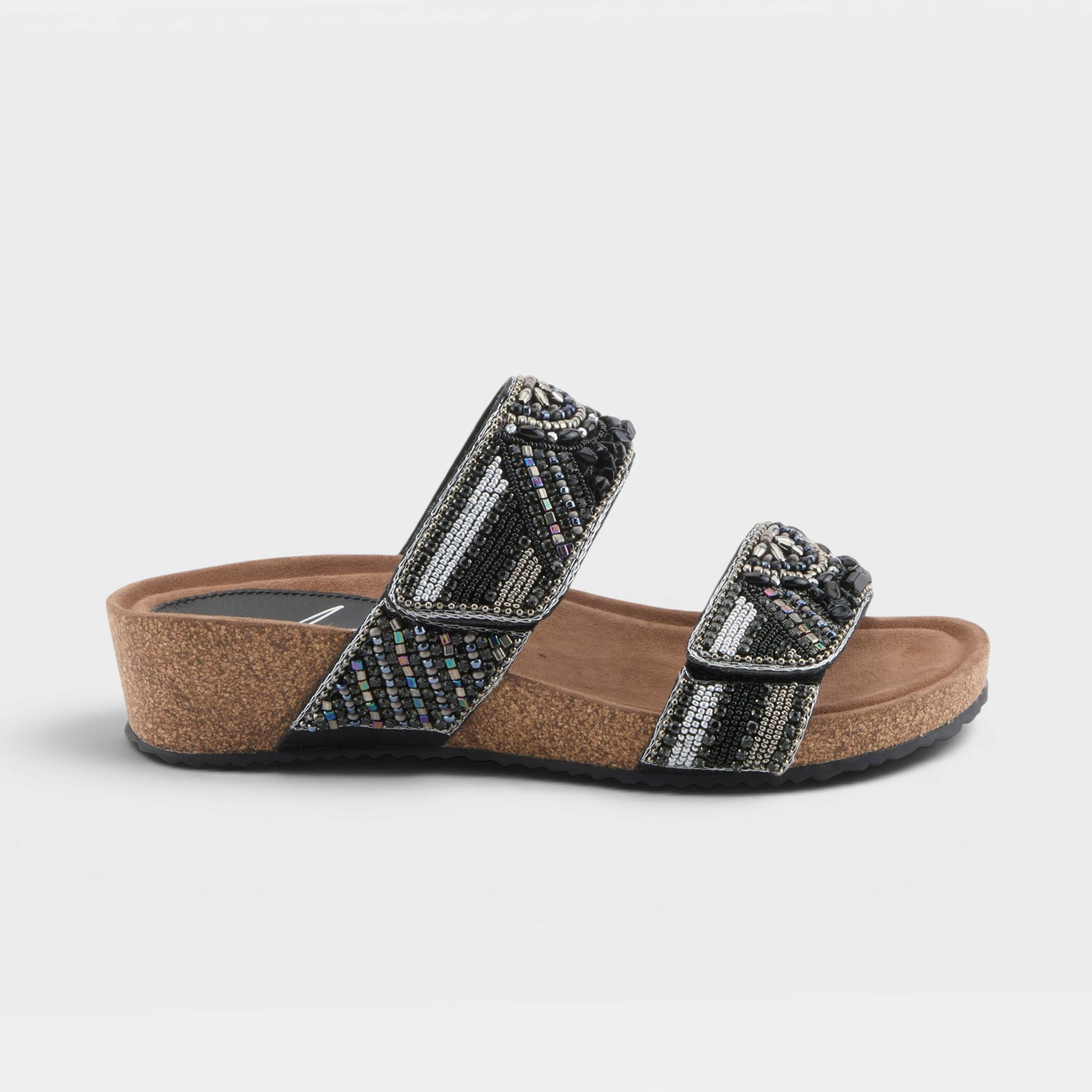 Azura Bahamian Black Multi Sandal
