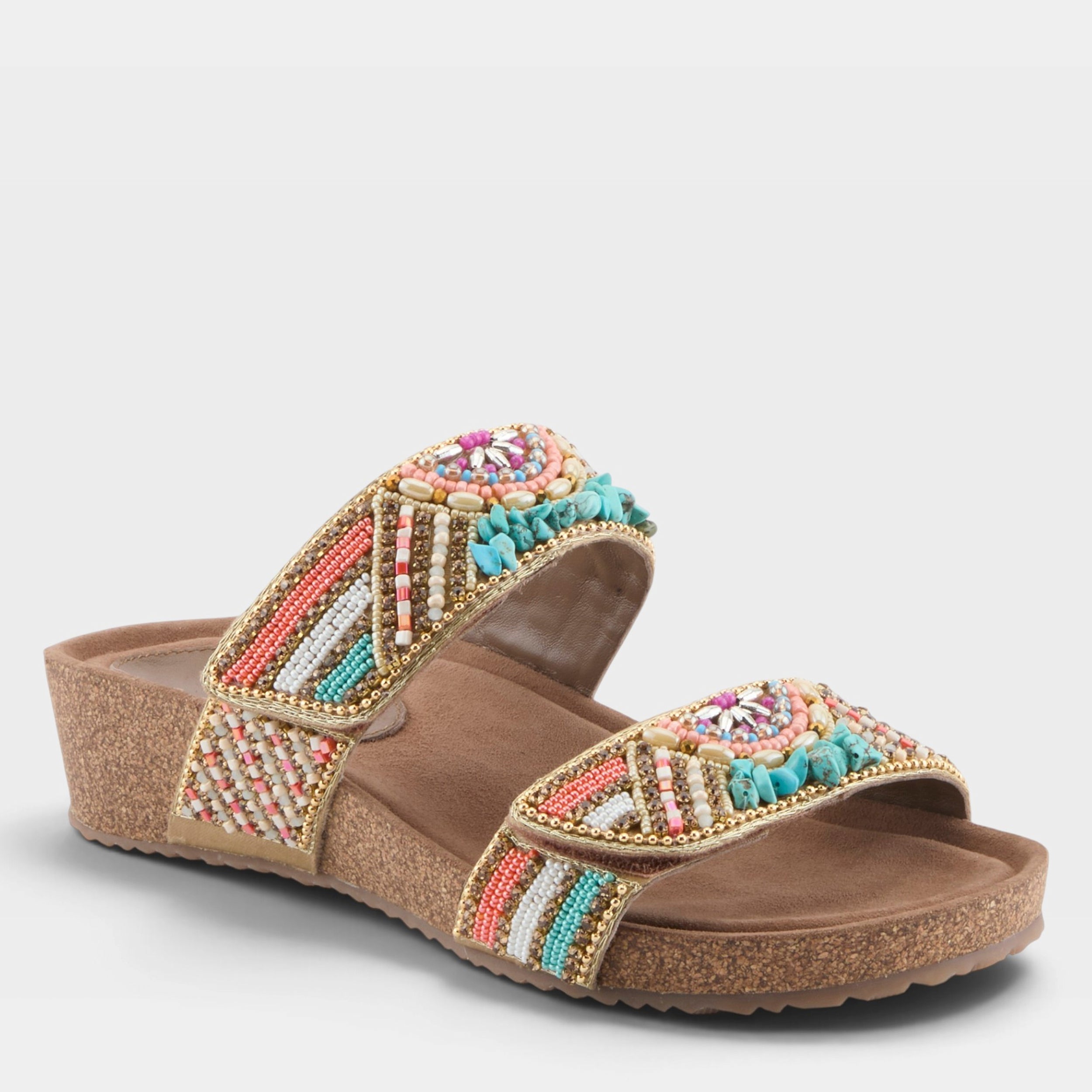 Azura Bahamian Turquoise Multi Sandal