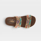 Azura Bahamian Turquoise Multi Sandal