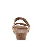 Azura Bahamian women's wedge slide sandal in turquoise multi