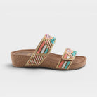 Azura Bahamian Turquoise Multi Sandal