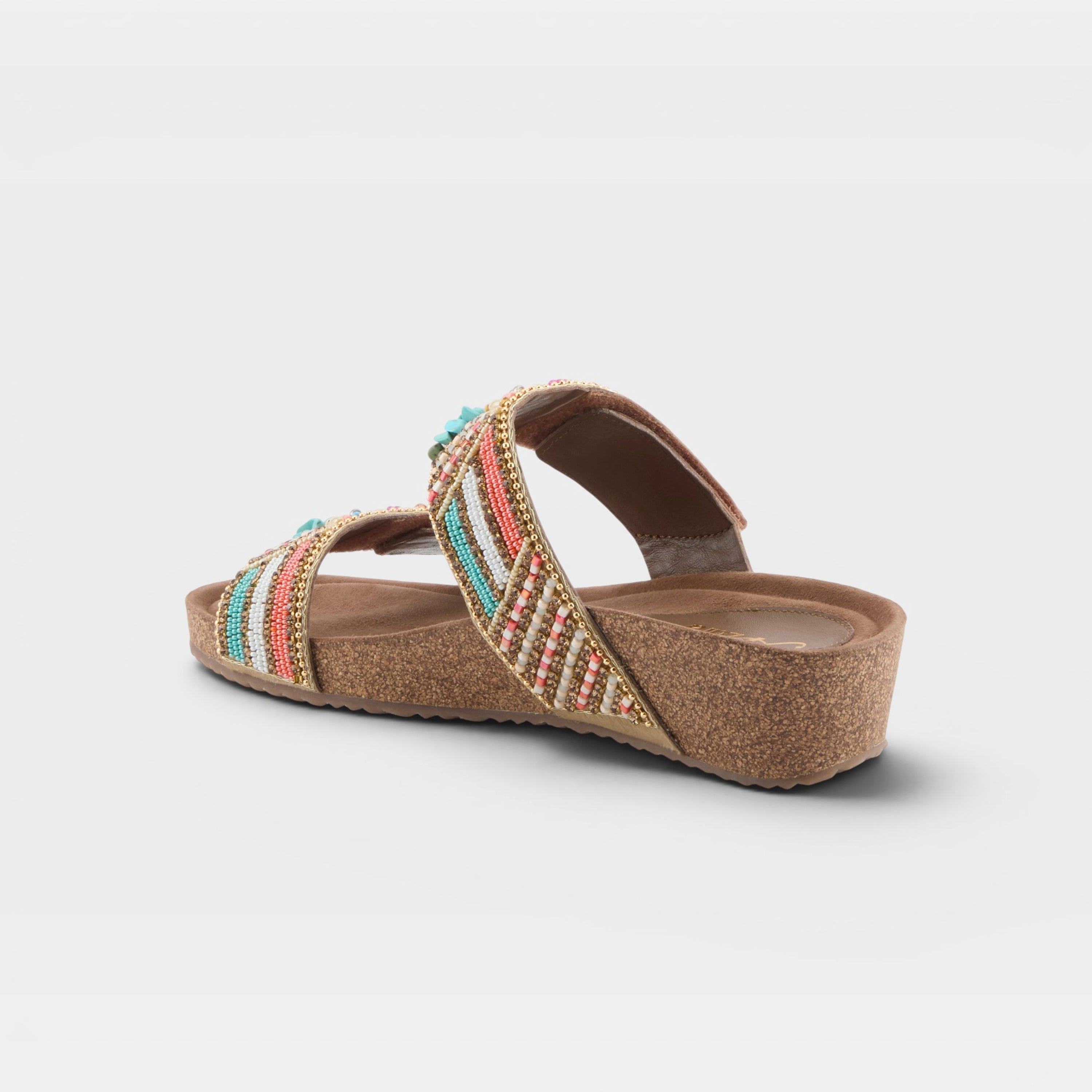 Azura Bahamian Turquoise Multi Sandal