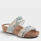 Azura Bahamian White Multi Sandal