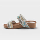 Azura Bahamian White Multi Sandal
