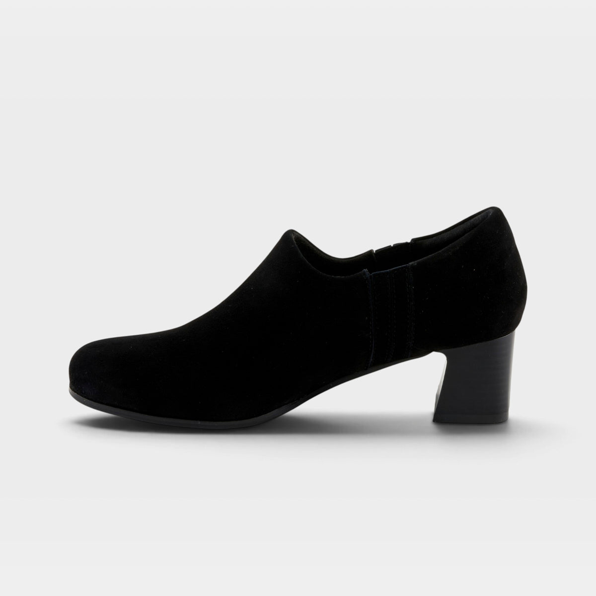 Spring Step Bakersfield Black Suede Shoe