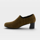 Spring Step Bakersfield Olive Suede Shoe
