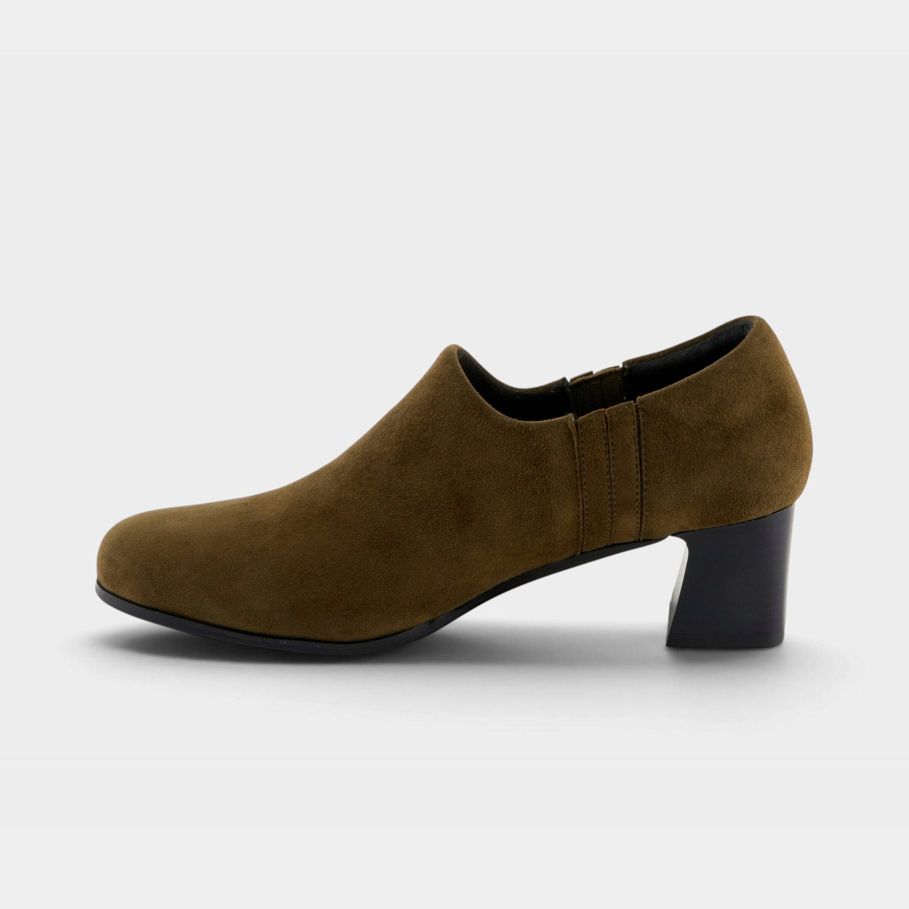 Spring Step Bakersfield Olive Suede Shoe