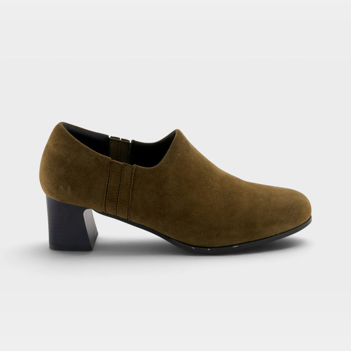 Spring Step Bakersfield Olive Suede Shoe
