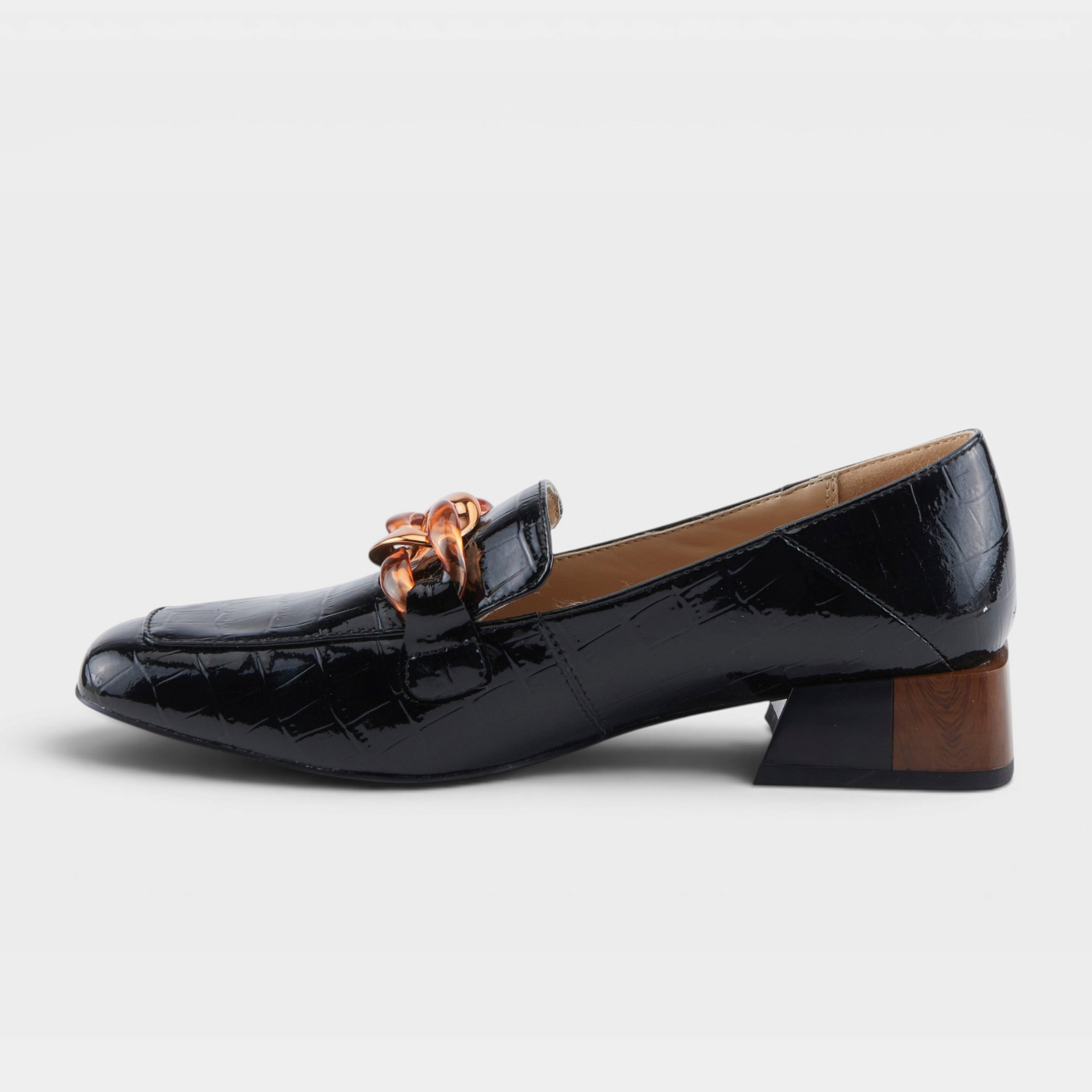Azura Baldwin Black Patent Shoe