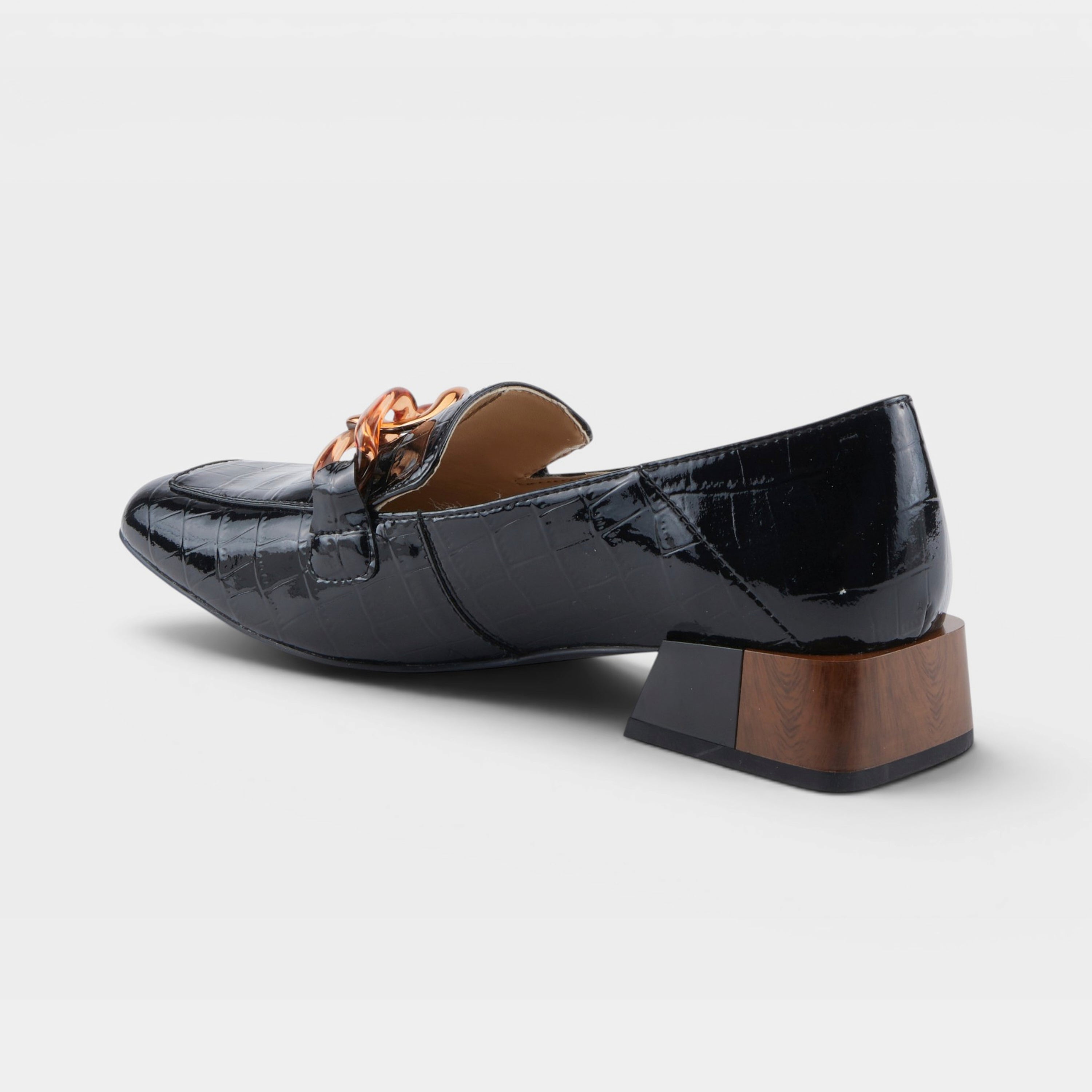 Azura Baldwin Black Patent Shoe