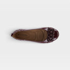 Patrizia Ballay Bordeaux Patent Shoe