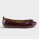 Patrizia Ballay Bordeaux Patent Shoe