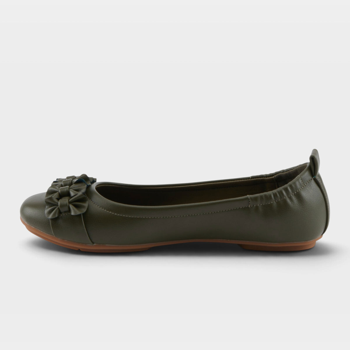 Patrizia Ballay Olive Green Shoe