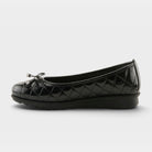 Spring Step Ballequina Black Patent Shoe
