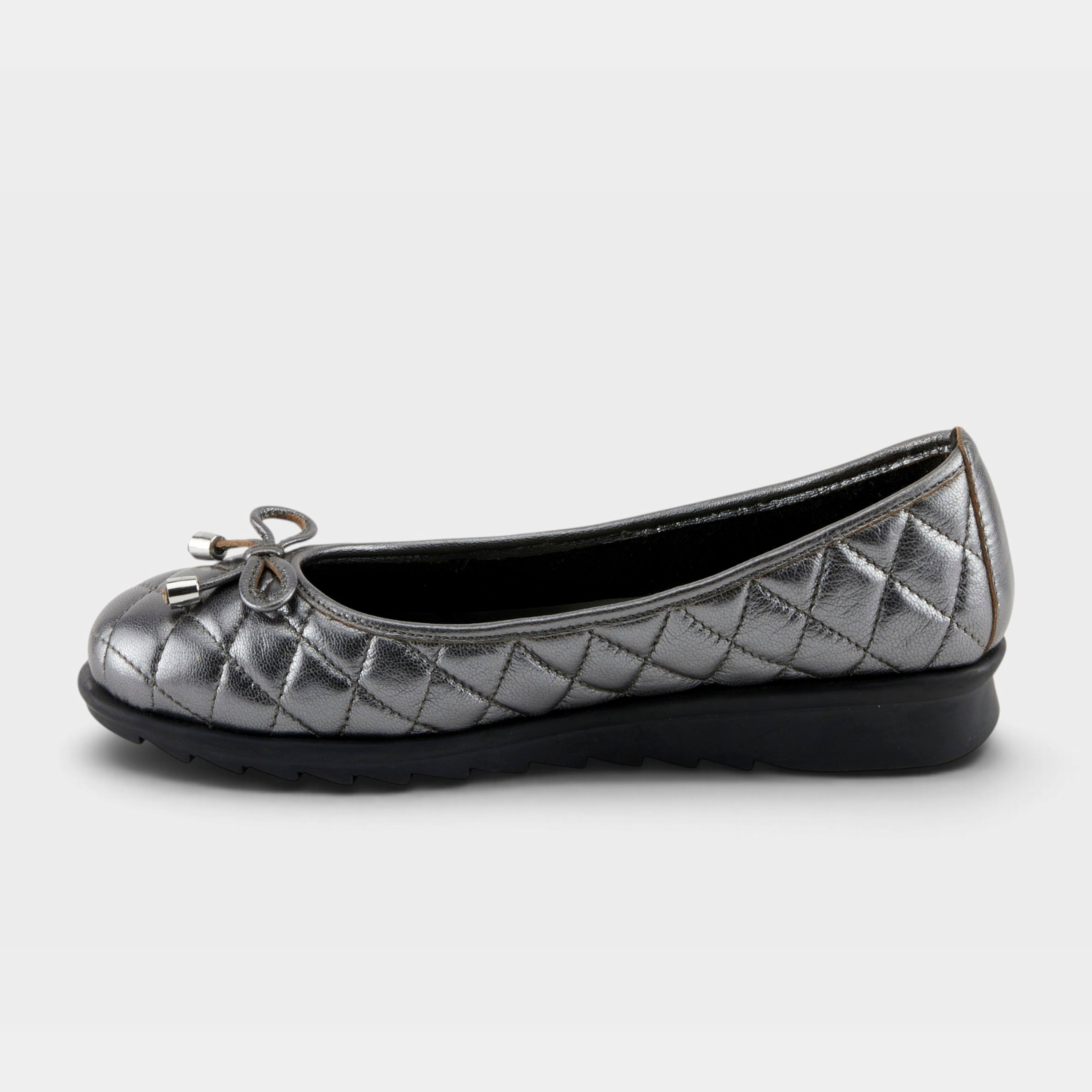 Spring Step Ballequina Pewter Shoe