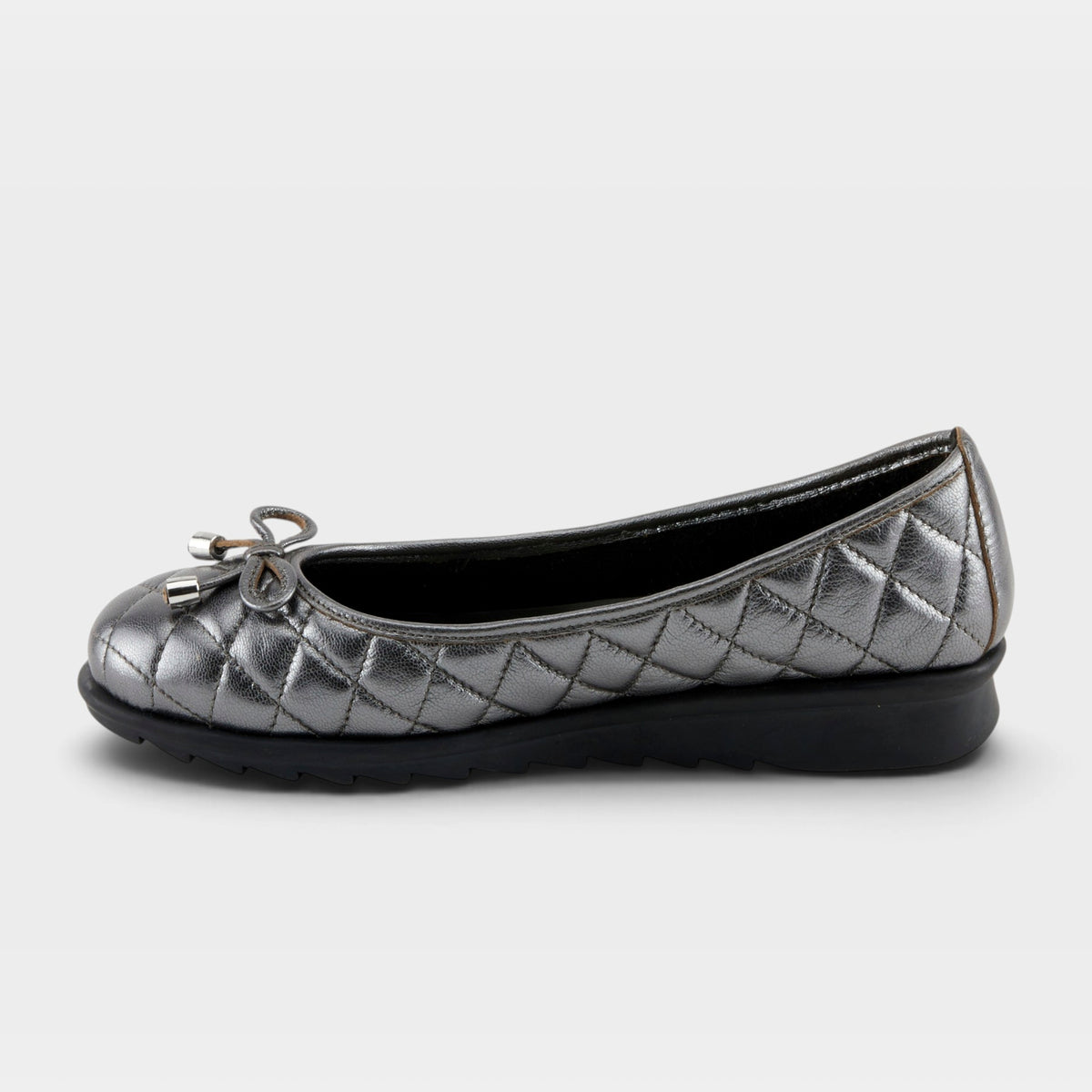 Spring Step Ballequina Pewter Shoe