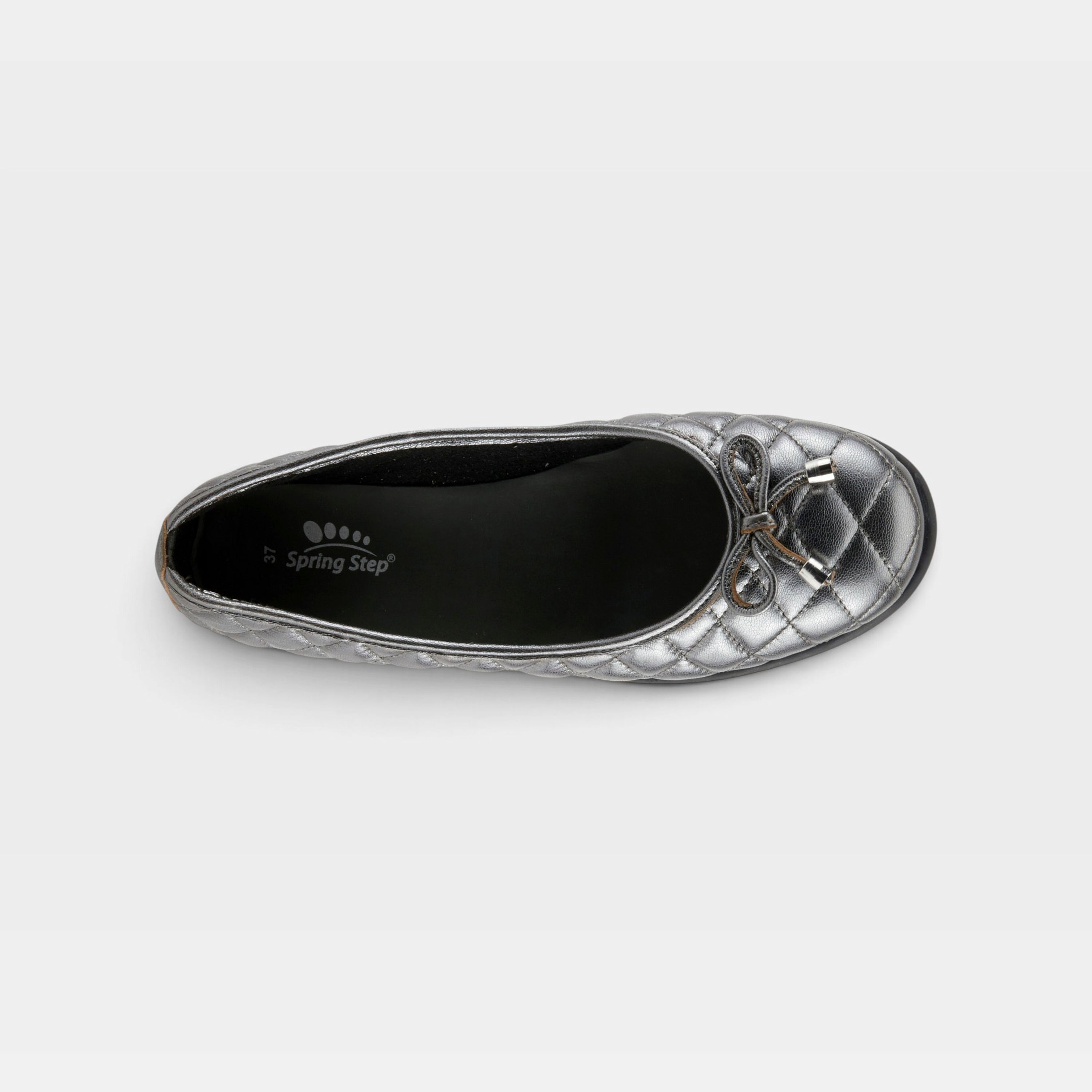 Spring Step Ballequina Pewter Shoe