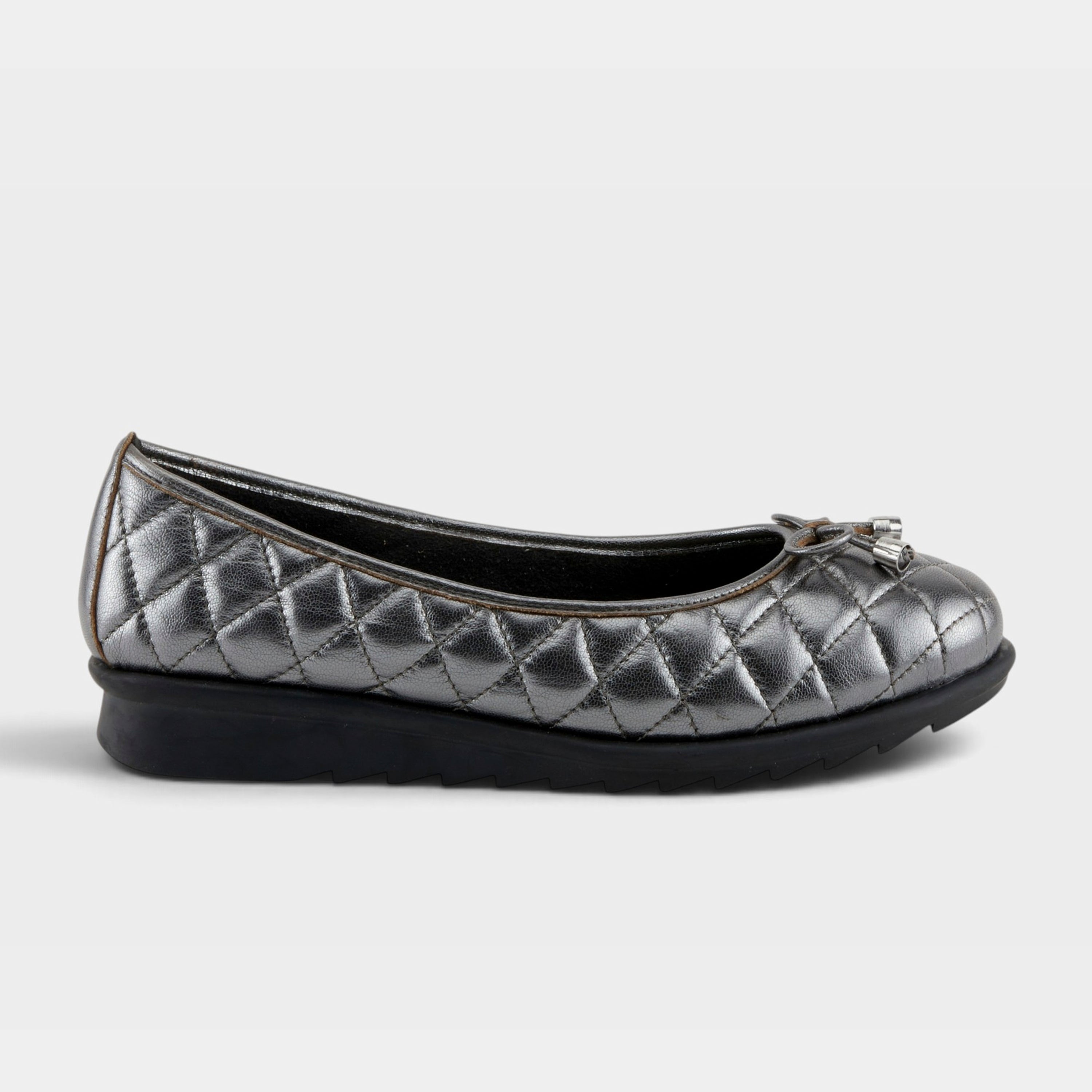 Spring Step Ballequina Pewter Shoe