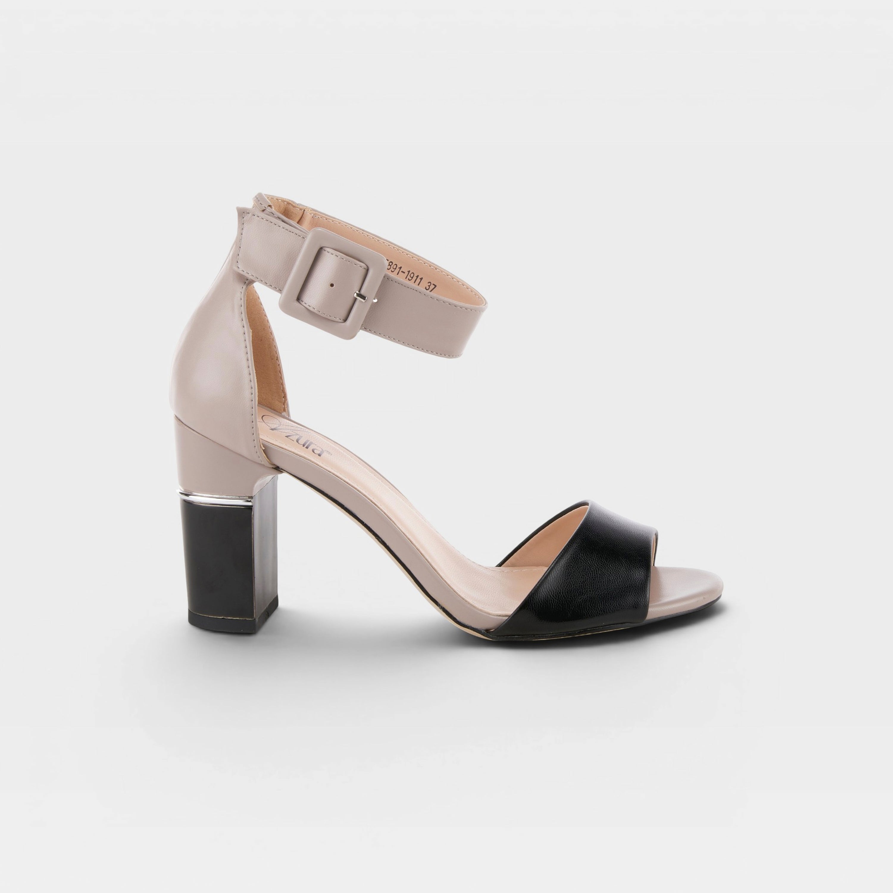 Azura Barbra Black Multi Sandal