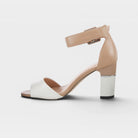 Azura Barbra White Multi Sandal