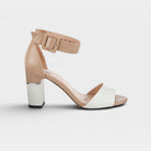 Azura Barbra White Multi Sandal