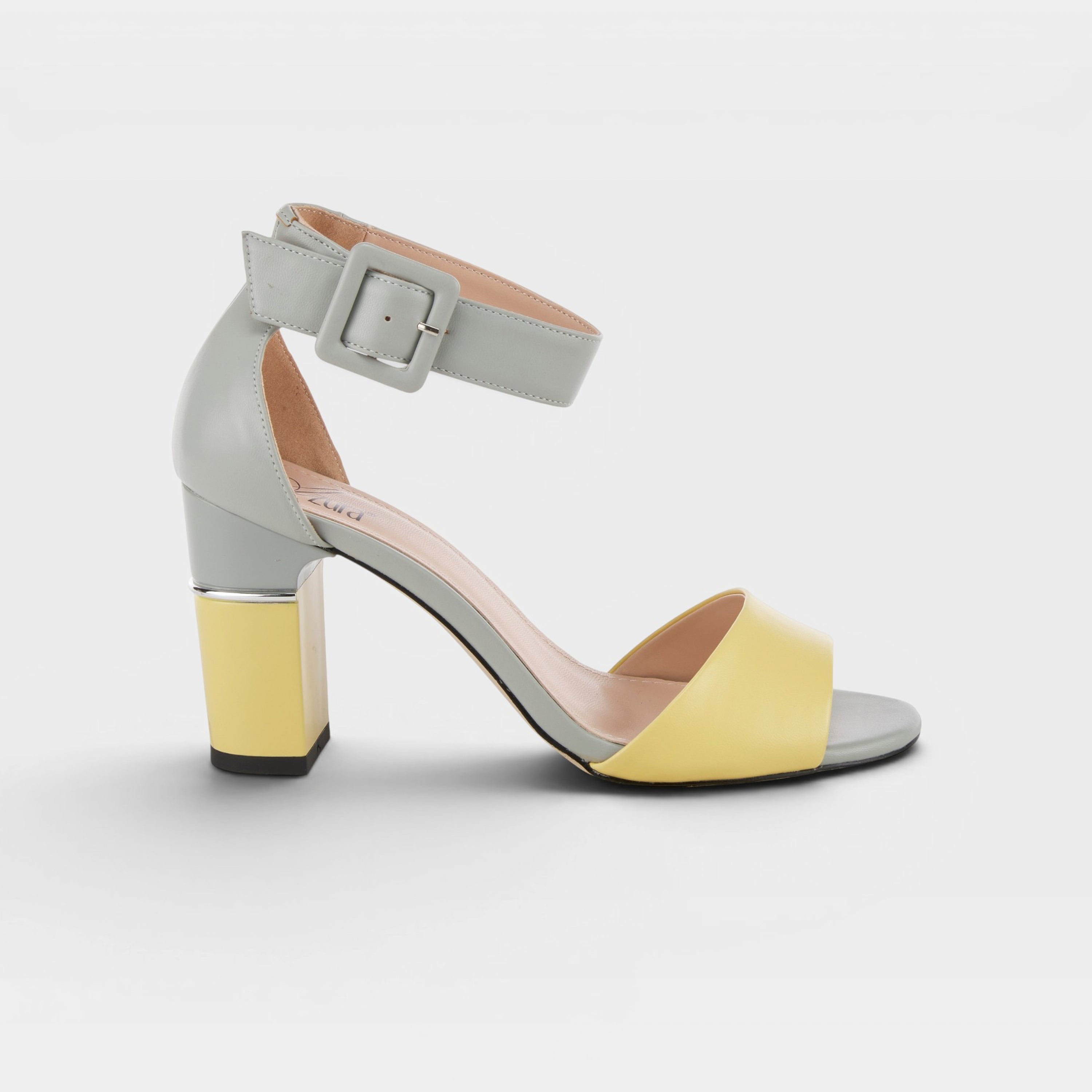 Azura Barbra Yellow Multi Sandal