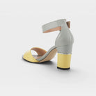 Azura Barbra Yellow Multi Sandal