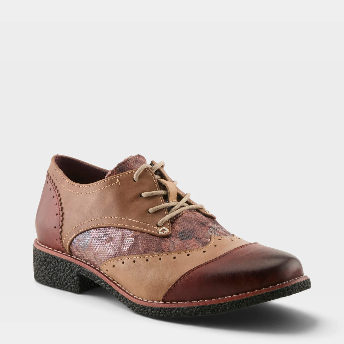 L'Artiste BARGIASTI-FLO SHOES in BROWN MULTI, front view