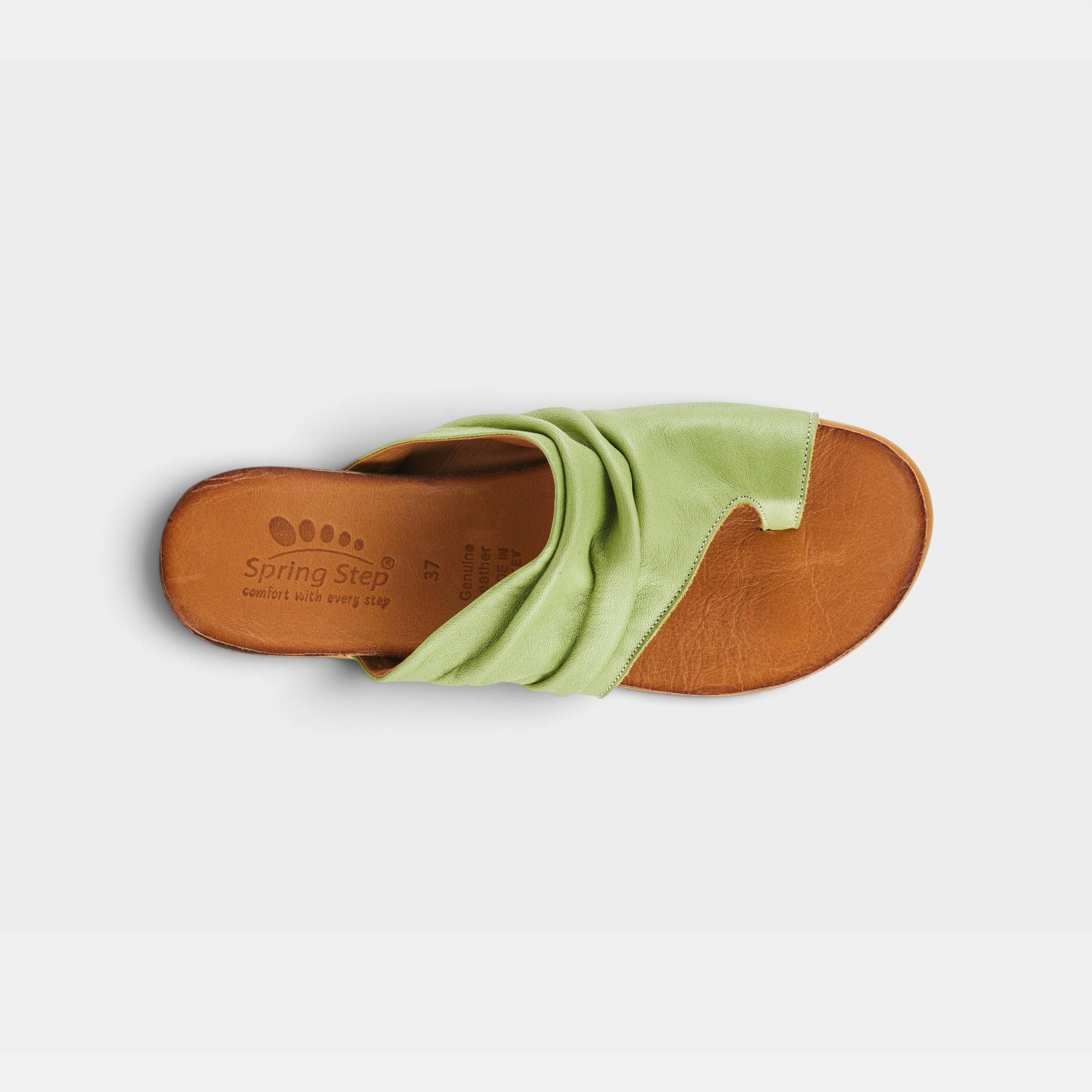 Spring Step Bates Green Sandal