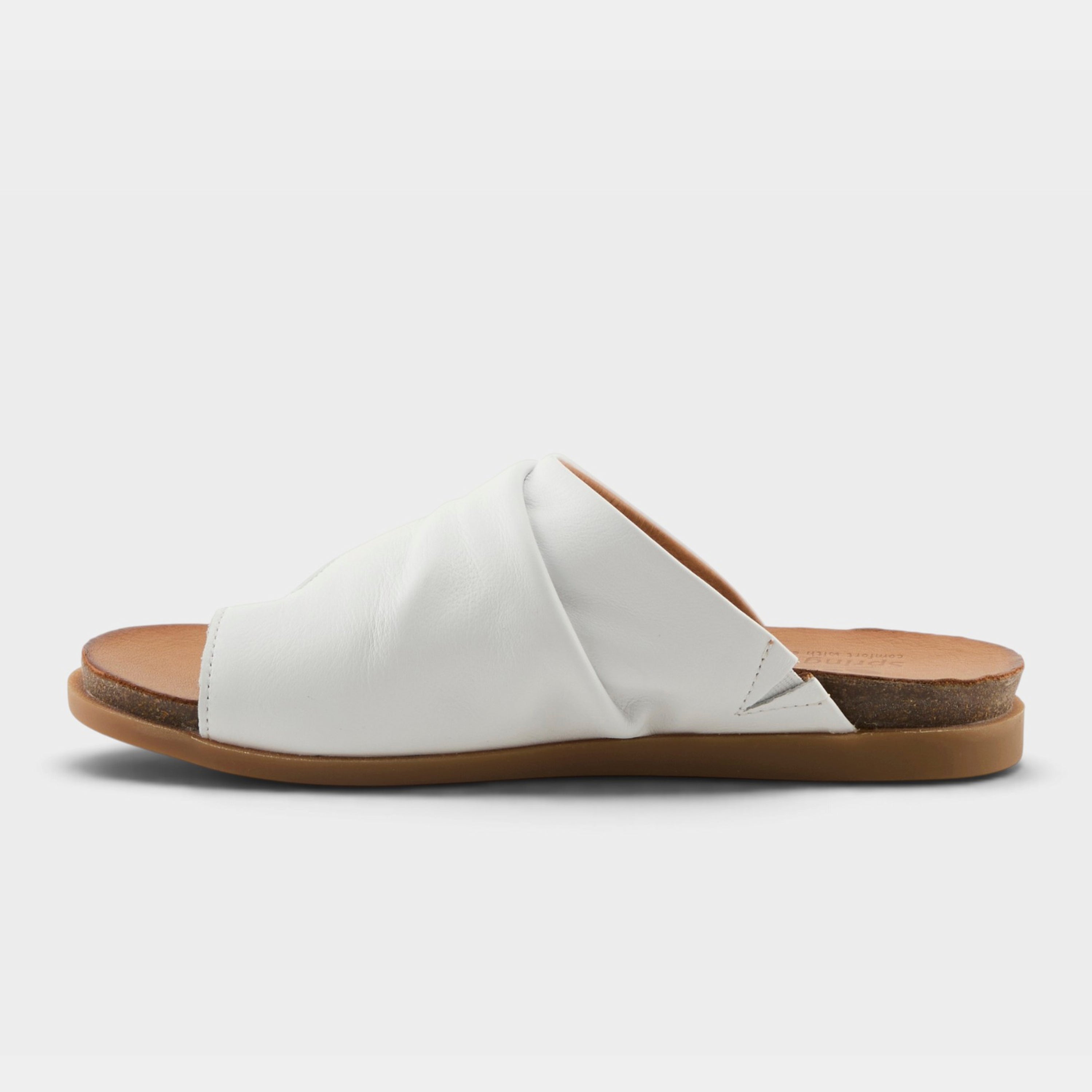 Spring Step Bates White Sandal