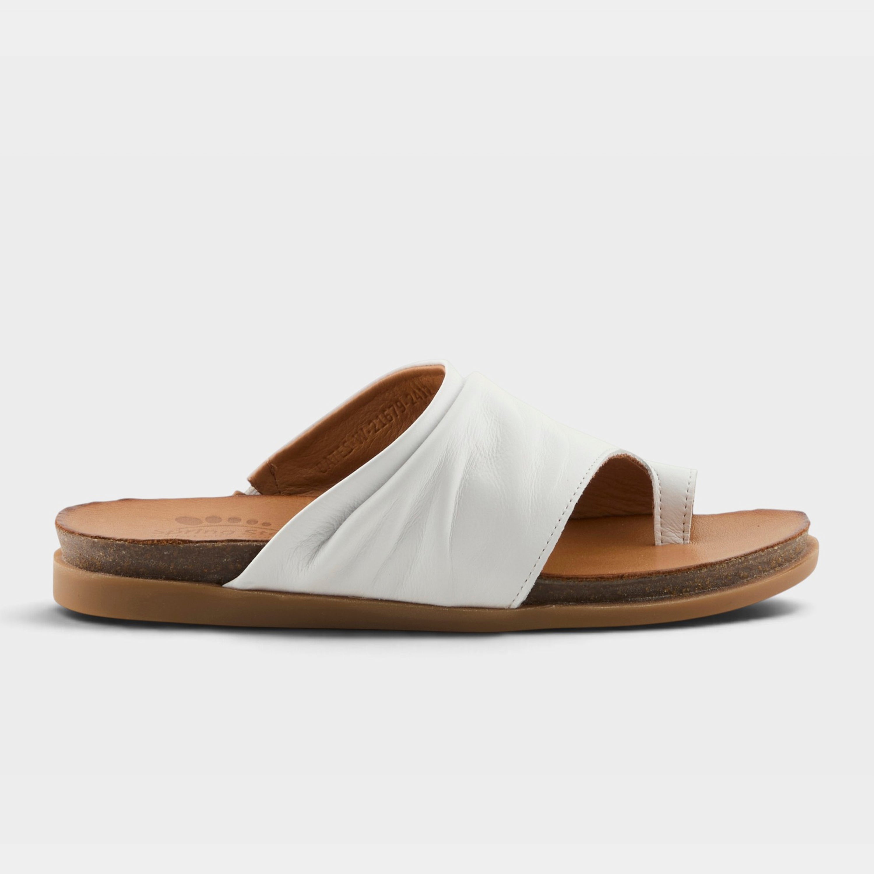 Spring Step Bates White Sandal