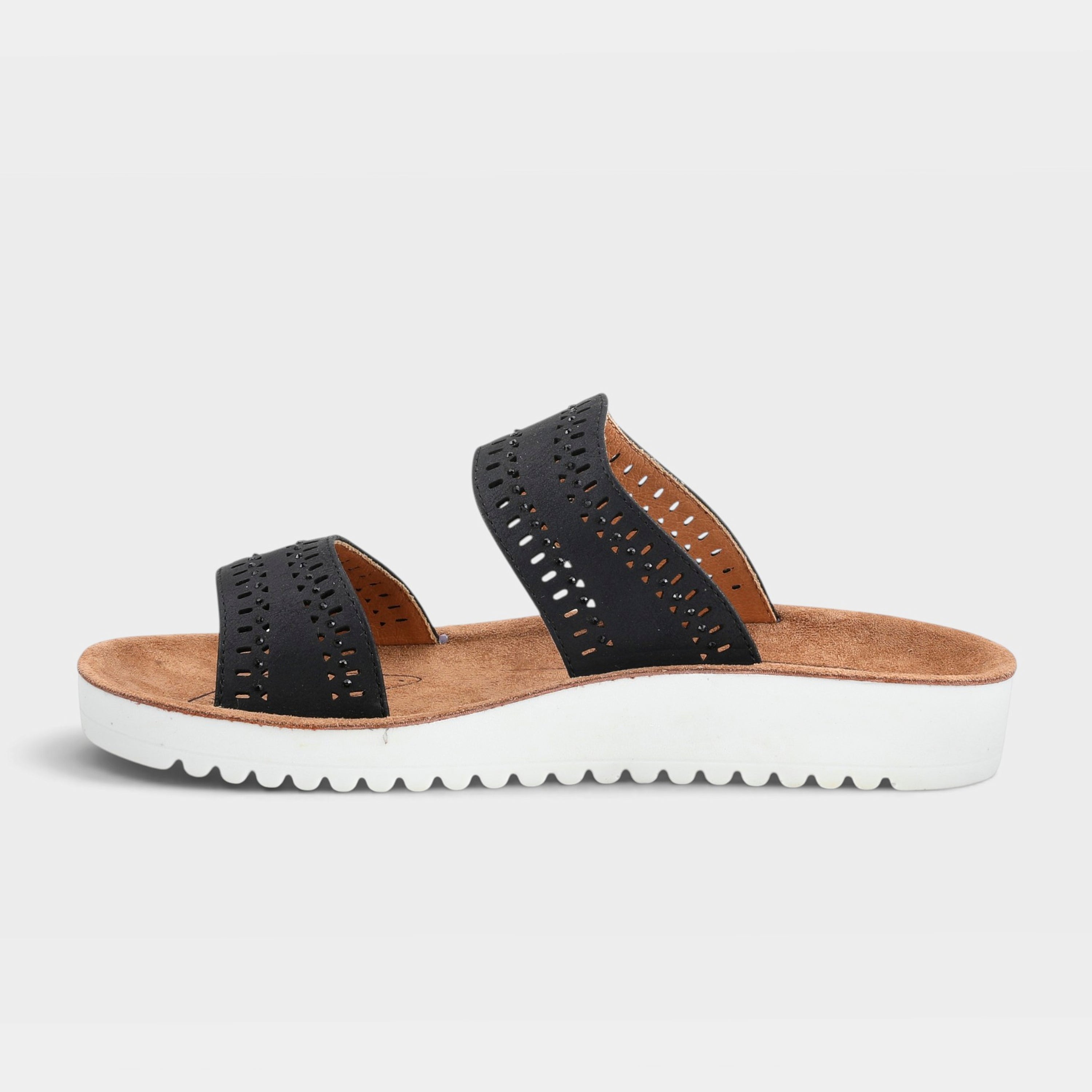 Flexus Bayshore Black Sandal