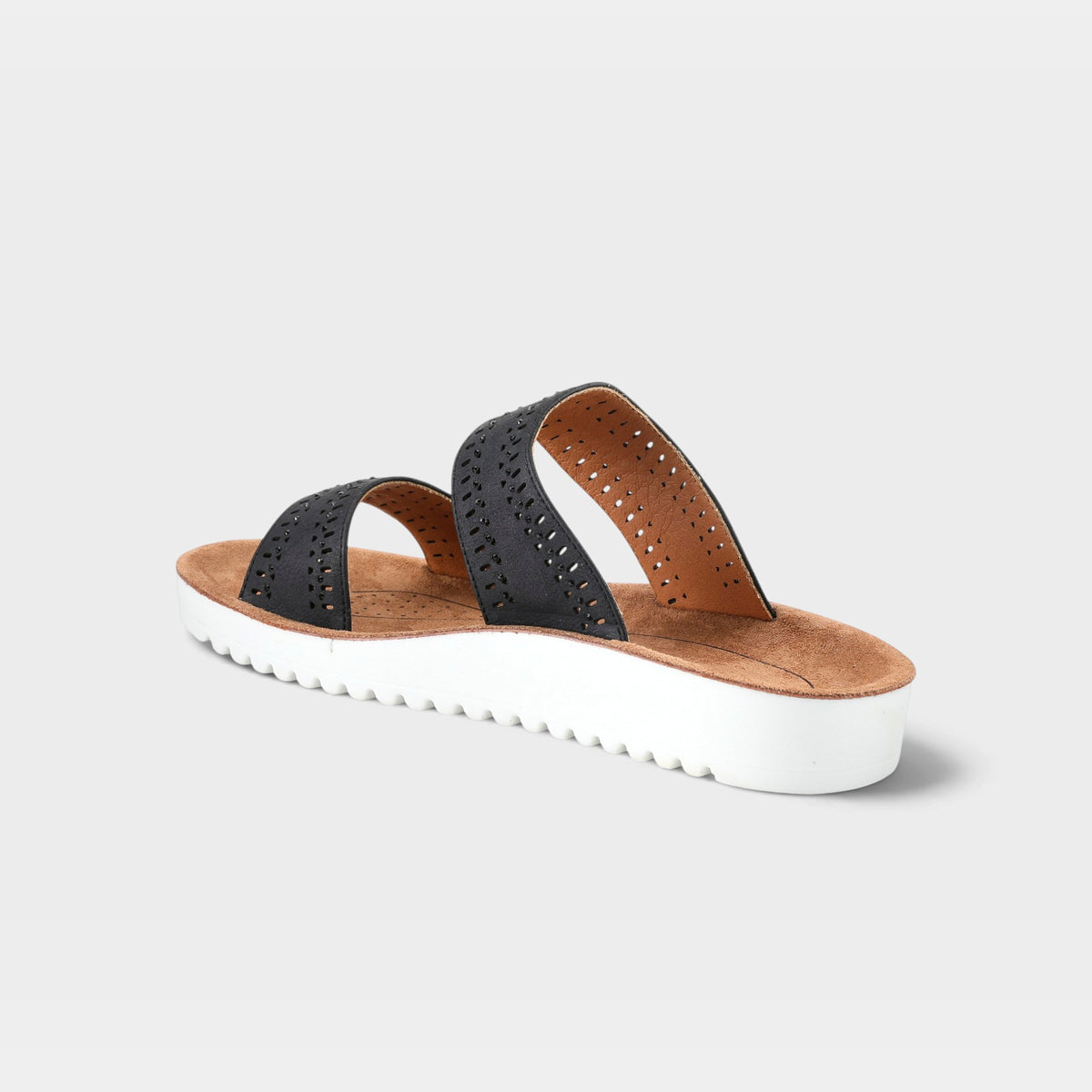 Flexus Bayshore Black Sandal