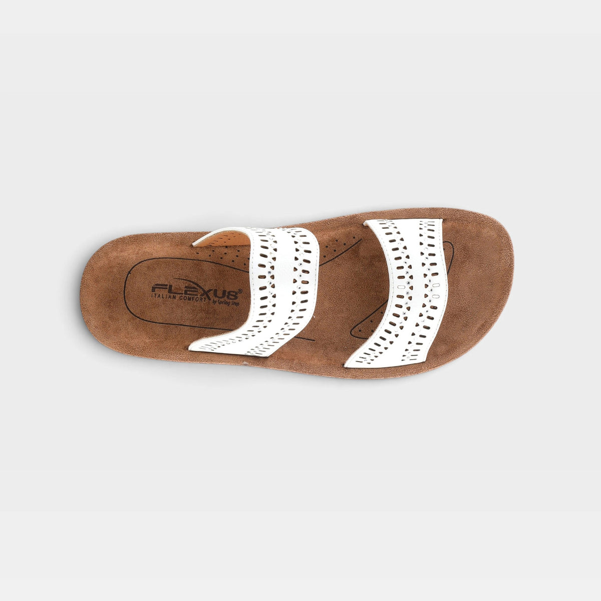 Flexus Bayshore White Sandal