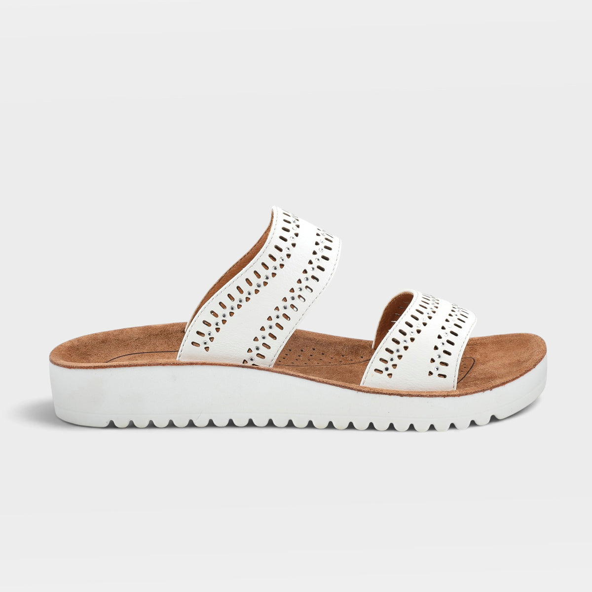 Flexus Bayshore White Sandal