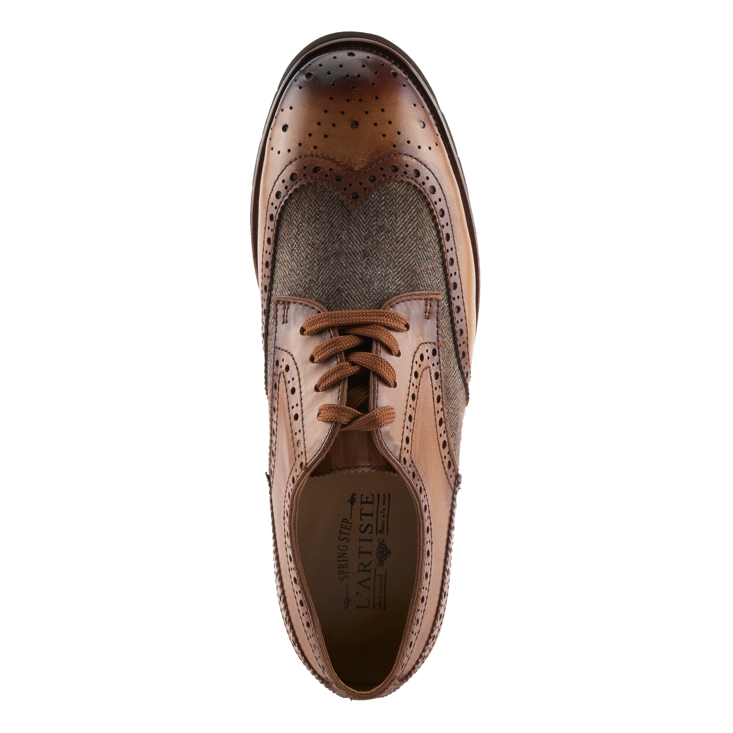 Spring Step L'Artiste Men's Berger Leather Bootie Blue Multi EU