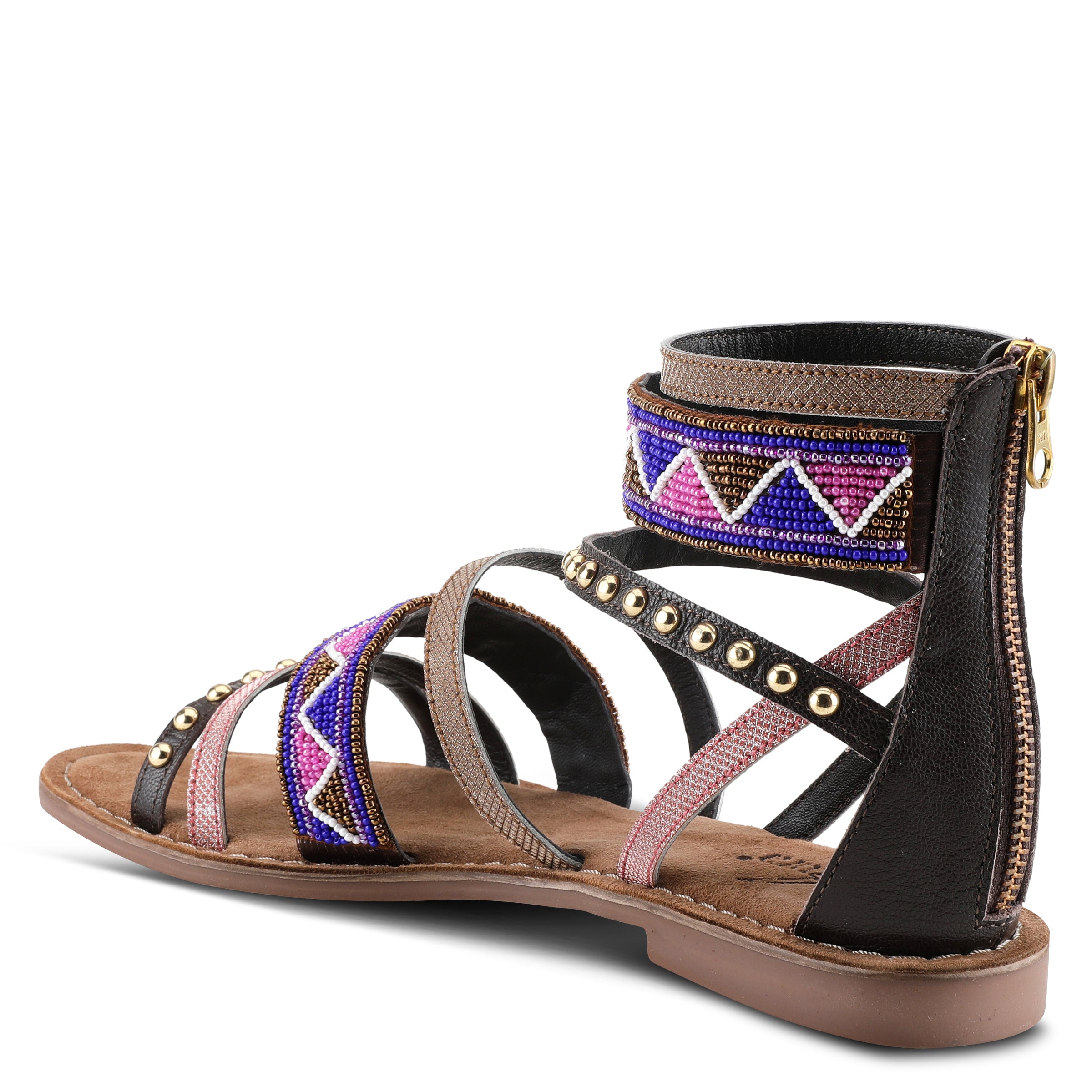 Azura Belalia-aztec Closed Back Sandals – Spring Step Shoes