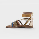 Azura Belalia Gold Multi Sandal