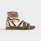 Azura Belalia Gold Multi Sandal