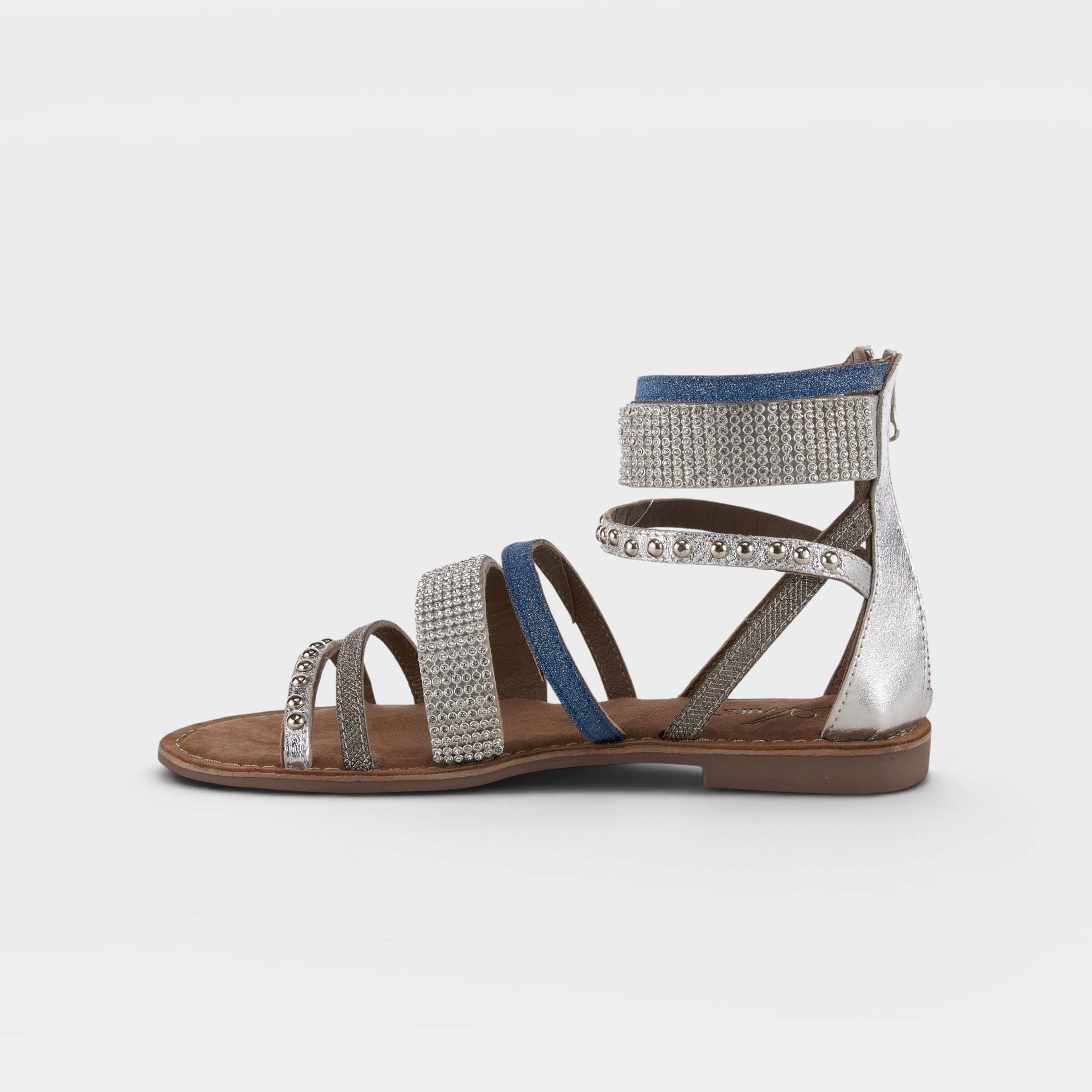 Azura Belalia Silver Multi Sandal